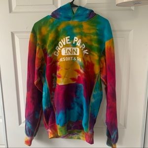 Vintage Pro-Weave Tie Dye Sweatshirt Hoodie